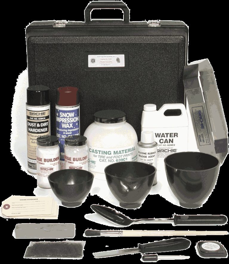 Tire Footprint Plaster Casting Kit 639C Forensi Tech Limited