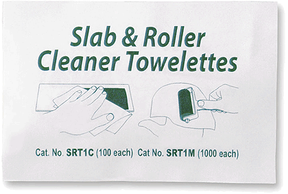 Slab & Roller Cleaner Towelettes, 100 ea. (SRT1C)