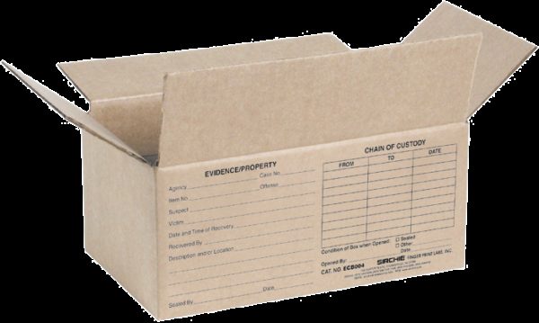 Evidence Boxes, 10.375" x 6.375" x 4.5" (ECB005)