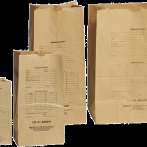 Preprinted Kraft Evidence Bag, 5" x 9.875" x 3.125" (EB000P)