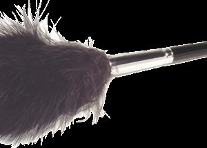 Black Whopping Marabou Feather Duster (123LBW)