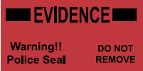 Police Seal Labels 3" x 1.5" (EIL02)