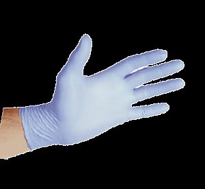 Latex Gloves, Powdered (blue), 12" x 10 mil thick (SF0079)