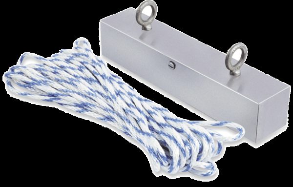 Recovery Magnet w/100 ft. Polypropylene Rope (HRM100)