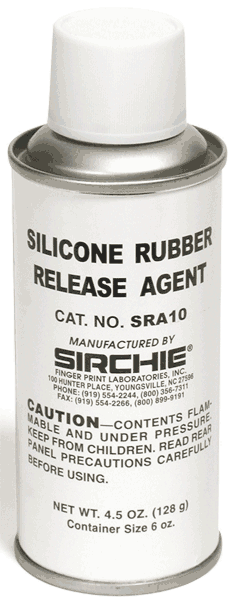 Silicone Rubber Release Agent, Aerosol, 4.5 oz. (SRA10)