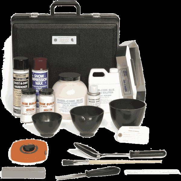 Master HARD-CORE BLUE and Liquid Silicone Casting Kit, Casting Kits, Forensic Supplies