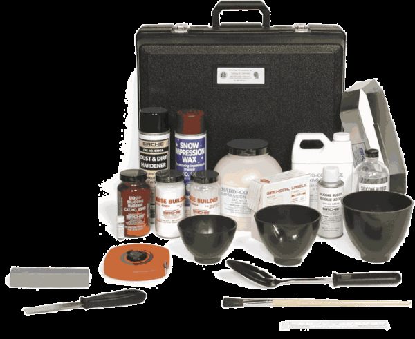 Tire and Footprint Plaster Casting Kit, Casting Kits, Forensic Supplies