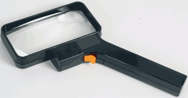 Rectangular Illuminated Magnifier, 2X (326M)