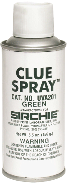 CLUE SPRAY GREEN fluorescent 6 oz . (UVA201)